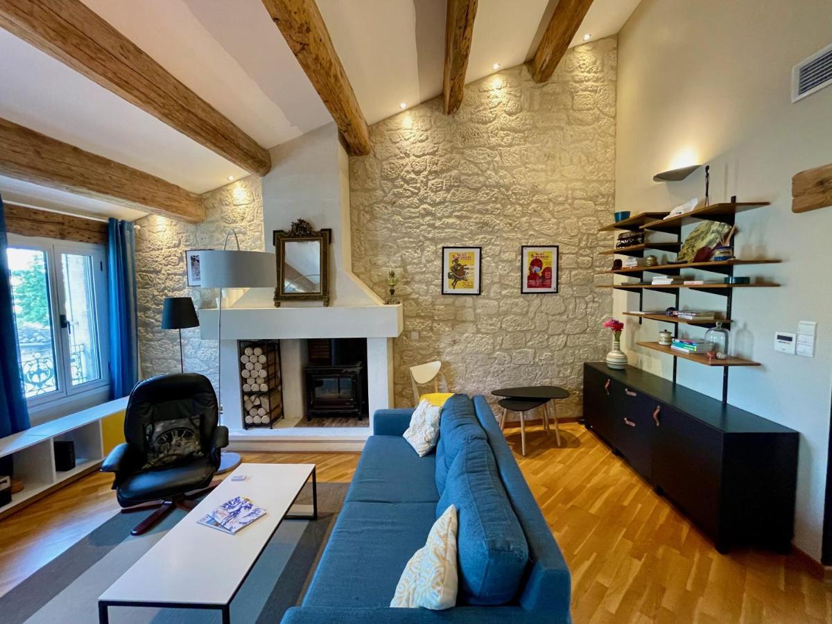 L'Atypique - T3 Grande Terrasse, Bbq Vue Et Cheminee Apartman Avignon Kültér fotó