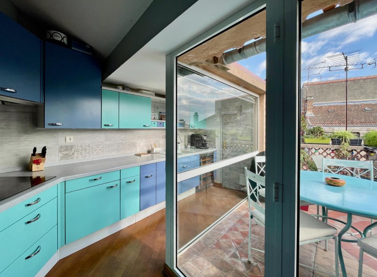 L'Atypique - T3 Grande Terrasse, Bbq Vue Et Cheminee Apartman Avignon Kültér fotó